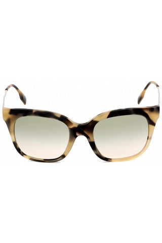 Burberry BE4328 Sunglasses Spotted Horn / Brown Green Gradient Women's (S)