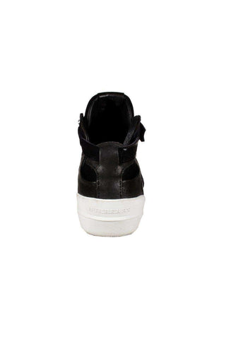 Burberry Black High-Top Leather Sneakers (BUR039)