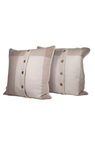 Burberry Home Check Knitted Cushion Cashmere Cushion (BURPIL001)