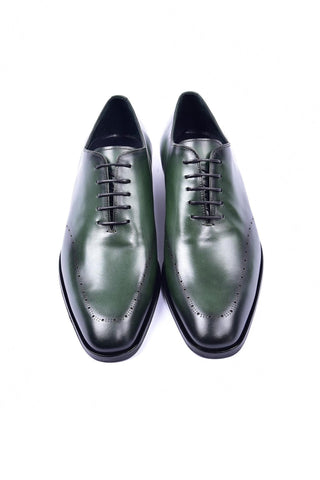 Corrente 5453 Leather Oxford - Green