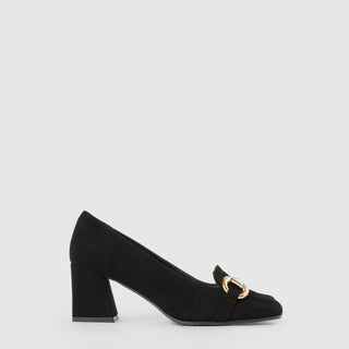 Aquatalia Claudine suede pump in Black - view 1