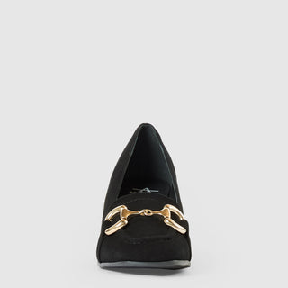 Aquatalia Claudine suede pump in Black - view 5