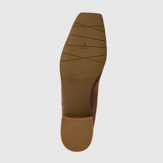 Aquatalia Camalfi suede pump in Ash Brown - view 7