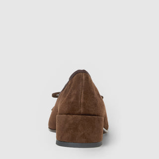 Aquatalia Camalfi suede pump in Espresso - view 6