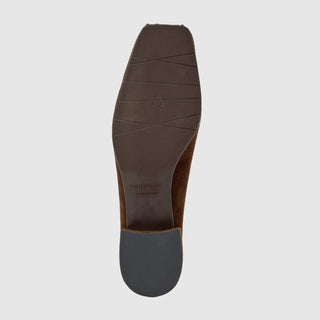 Aquatalia Camalfi suede pump in Espresso - view 7