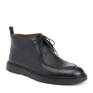 Bruno Magli Castano Classic Derby Black Tumbled Leather - View 1