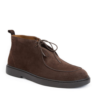 Bruno Magli Castano Classic Derby Dark Brown Suede - View 1
