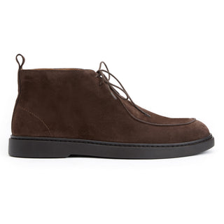 Bruno Magli Castano Classic Derby Dark Brown Suede - View 2