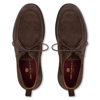 Bruno Magli Castano Classic Derby Dark Brown Suede - View 3