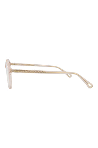 Chloé  Transparent Light Pink Eyeglasses