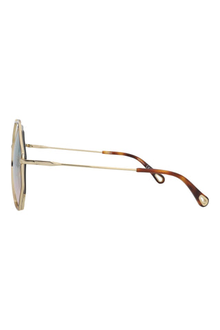 Chloé  MEDIUM HAVANA/CLASSIC GOLD Sunglasses