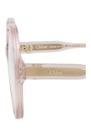 Chloé  TRANSPARENT LIGHT PINK Eyeglasses