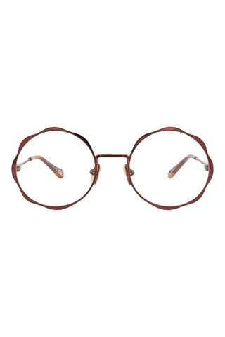 Chloé  TRANSPARENT VARNISHED BROWN Eyeglasses
