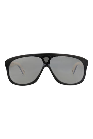 Chloé   TRILAYER BLACK/BLUE/IVORY Sunglasses