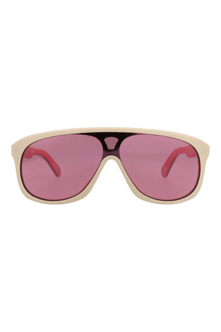 Chloé   TRILAYER IVORY/BURGUNDY/RED Sunglasses
