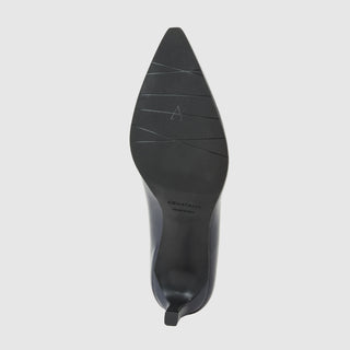 Aquatalia Chloe leather pump in Navy - view 7