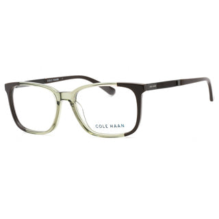 COLE HAAN CH4044 Eyeglasses Olive Crystal / Clear demo lens-AmbrogioShoes