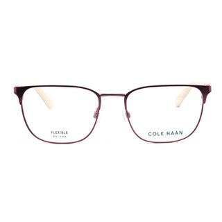 COLE HAAN CH4505 Eyeglasses Burgundy / Clear Lens-AmbrogioShoes