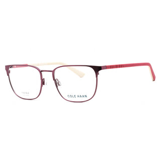 COLE HAAN CH4505 Eyeglasses Burgundy / Clear Lens-AmbrogioShoes