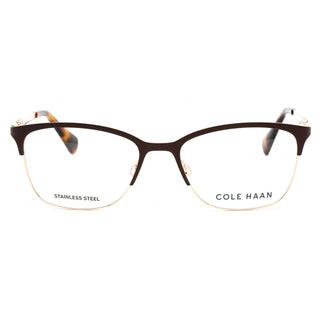 COLE HAAN CH5009 Eyeglasses Brown / Clear Lens-AmbrogioShoes