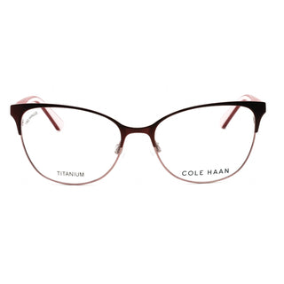 COLE HAAN CH5040 Eyeglasses Burgundy / Clear Lens-AmbrogioShoes