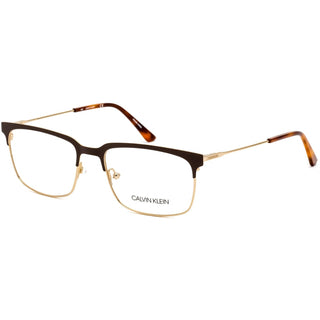 Calvin Klein CK18109 Eyeglasses Brown / Clear Lens Unisex-AmbrogioShoes