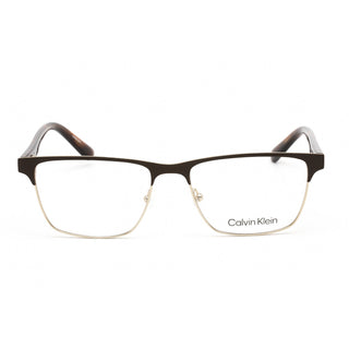 Calvin Klein CK18304 Eyeglasses SATIN BROWN/Clear demo lens-AmbrogioShoes