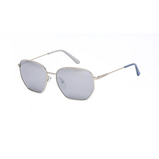 Calvin Klein CK19102S Sunglasses Nickel / Grey Blue-AmbrogioShoes