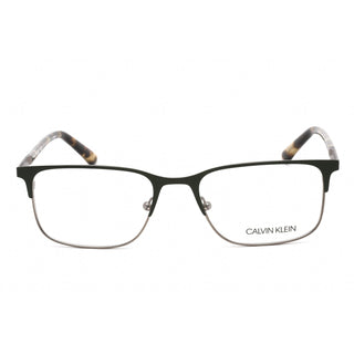Calvin Klein CK19712 Eyeglasses MATTE FOREST GREEN/Clear demo lens-AmbrogioShoes