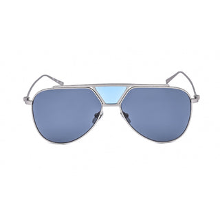 Calvin Klein CK20101S Sunglasses Satin Nickel / Blue-AmbrogioShoes