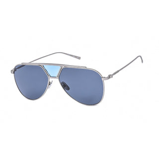 Calvin Klein CK20101S Sunglasses Satin Nickel / Blue-AmbrogioShoes