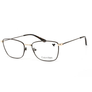 Calvin Klein CK20128 Eyeglasses Matte Dark Brown / Clear Lens Unisex Unisex-AmbrogioShoes