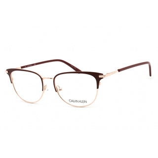 Calvin Klein CK20303 Eyeglasses SATIN BURGUNDY/Clear demo lens-AmbrogioShoes