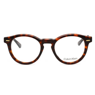Calvin Klein CK21518 Eyeglasses BROWN HAVANA/Clear demo lens-AmbrogioShoes