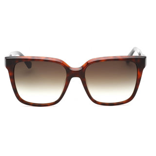 Calvin Klein CK21530S Sunglasses Shiny Havana / Grey Gradient Women's-AmbrogioShoes