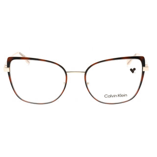 Calvin Klein CK22101 Eyeglasses HAVANA GOLD/Clear demo lens-AmbrogioShoes