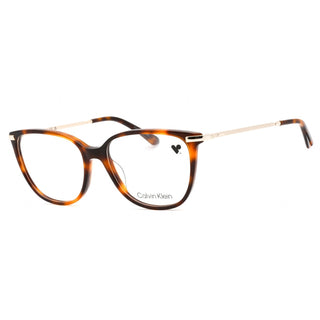 Calvin Klein CK22500 Eyeglasses BROWN HAVANA/Clear demo lens-AmbrogioShoes