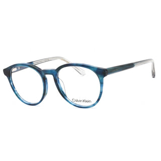 Calvin Klein CK22546 Eyeglasses Blue Havana / Clear Lens Unisex Unisex-AmbrogioShoes