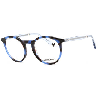 Calvin Klein CK23515 Eyeglasses Blue Havana / Clear Lens Unisex-AmbrogioShoes