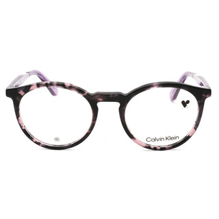 Calvin Klein CK23515 Eyeglasses Violet Havana / Clear Lens Unisex Unisex-AmbrogioShoes
