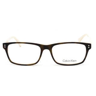 Calvin Klein CK5904A Eyeglasses HAVANA-BEIGE / Clear Lens Unisex Unisex-AmbrogioShoes