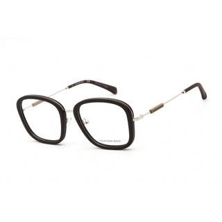 Calvin Klein Jeans CKJ19710 Eyeglasses MATTE DARK BROWN / Clear demo lens-AmbrogioShoes