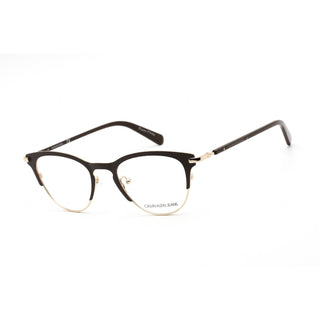 Calvin Klein Jeans CKJ20302 Eyeglasses SATIN BROWN/Clear demo lens Unisex Unisex-AmbrogioShoes
