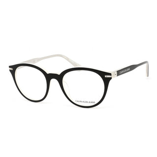 Calvin Klein Jeans CKJ20513 Eyeglasses BLACK/MILKY WHITE/Clear demo lens Unisex Unisex-AmbrogioShoes