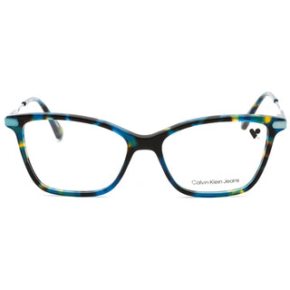 Calvin Klein Jeans CKJ21632 Eyeglasses BLUE HAVANA/Clear demo lens Unisex Unisex-AmbrogioShoes