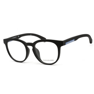 Calvin Klein Jeans CKJ804AF Eyeglasses Matte Black / Clear Lens Unisex Unisex-AmbrogioShoes