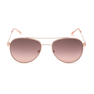 Calvin Klein Retail CK20120S Sunglasses Rose Gold / Brown/Blush-AmbrogioShoes