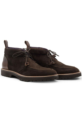 Campo High Suede Chukka Boot - Nicotine-Dellamoda