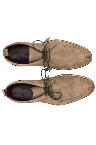 Campo High Suede Chukka Boot - Taupe-Dellamoda