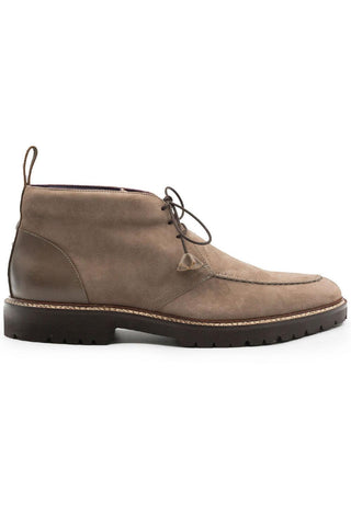 Campo High Suede Chukka Boot - Taupe-Dellamoda